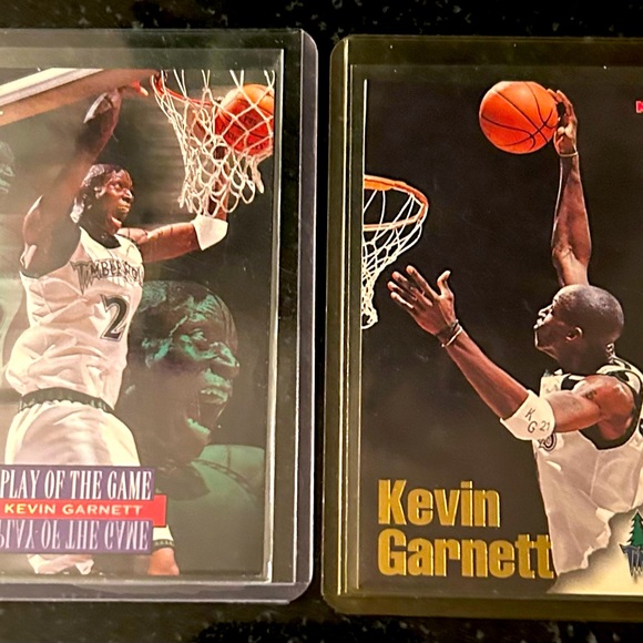 Kevin Garnett NBA Basketball Trading Cards (2) - Picture 1 of 5